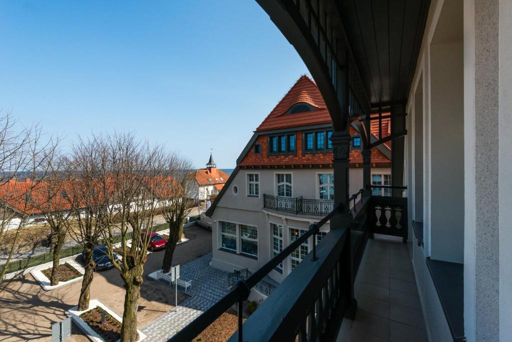 Balkón nebo terasa v ubytování Hotel Eureka