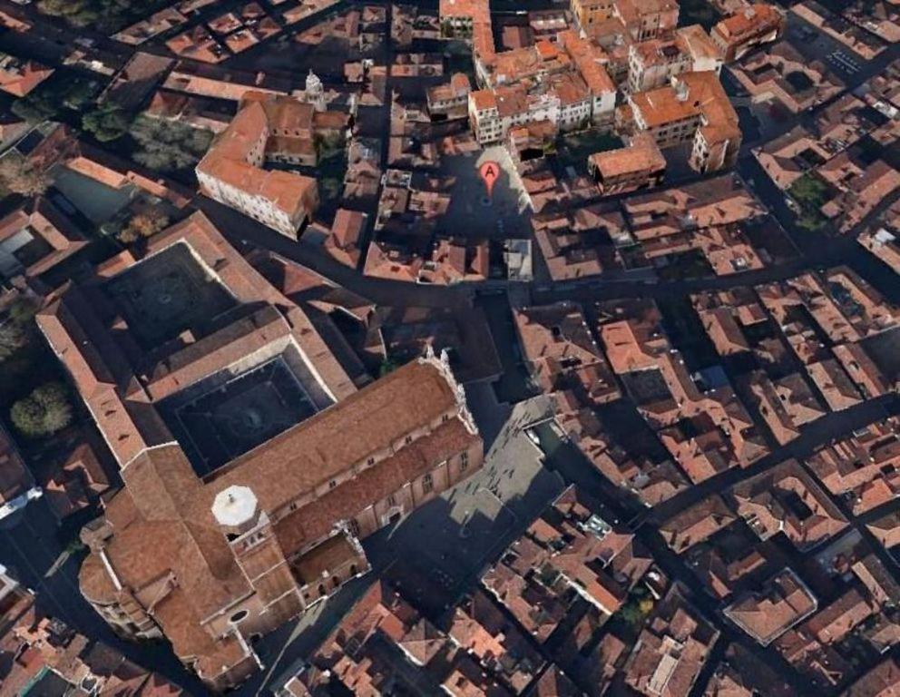 an aerial view of an old city with buildings at CaFelice in Venice
