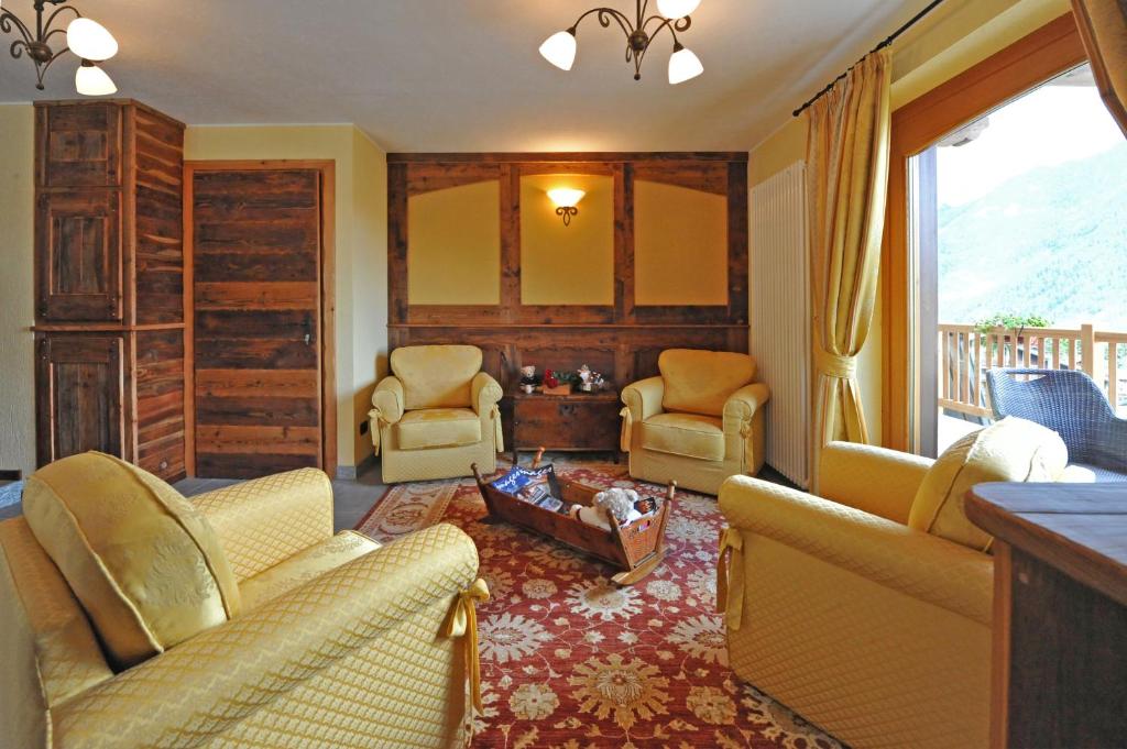 Posezení v ubytování Gresil Residence