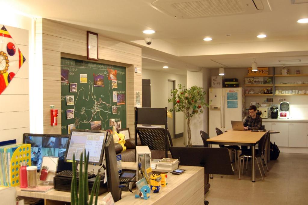 Nápoje v ubytování Dongseongro ZERO guesthouse