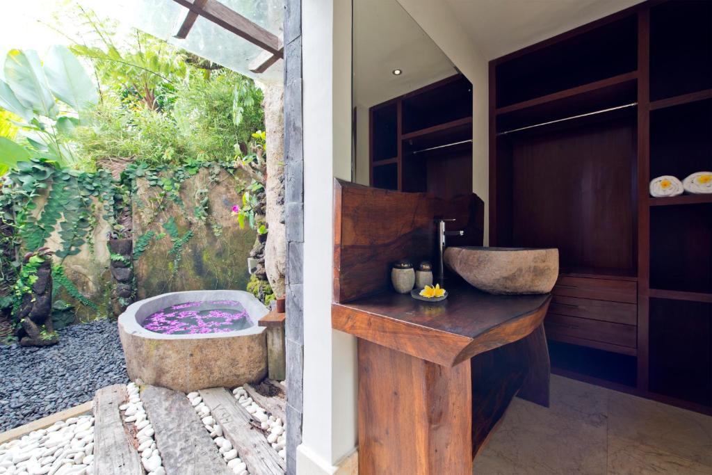 Zahrada ubytování Adiwana Dara Ayu Villas