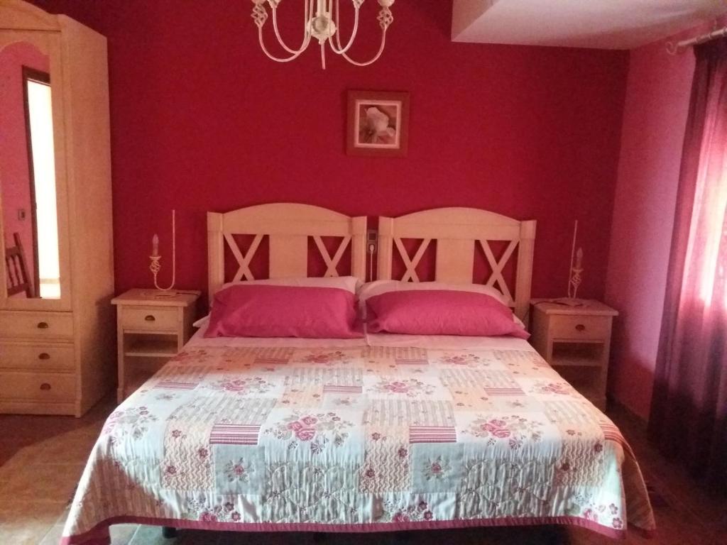 Postel nebo postele na pokoji v ubytování Posada La Reja