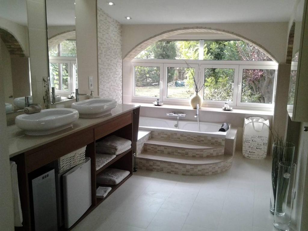 A bathroom at Casa Olyves