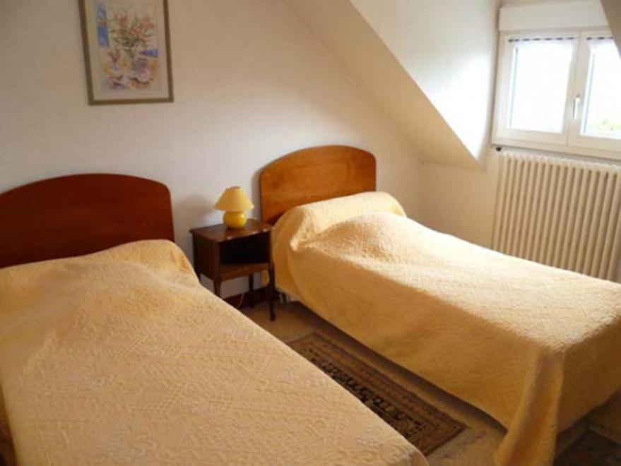 Katil atau katil-katil dalam bilik di Gite avec vue dominante