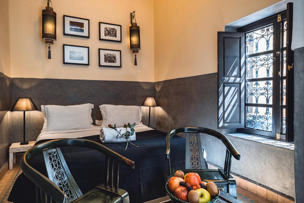 Istumisnurk majutusasutuses Ambre Epices Medina Riad