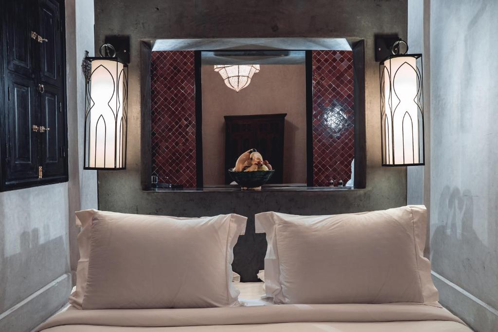 Istumisnurk majutusasutuses Ambre Epices Medina Riad