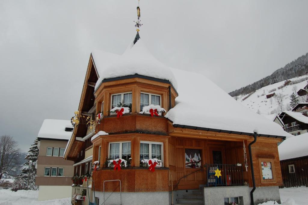 Gasthaus Schäfli v zimě