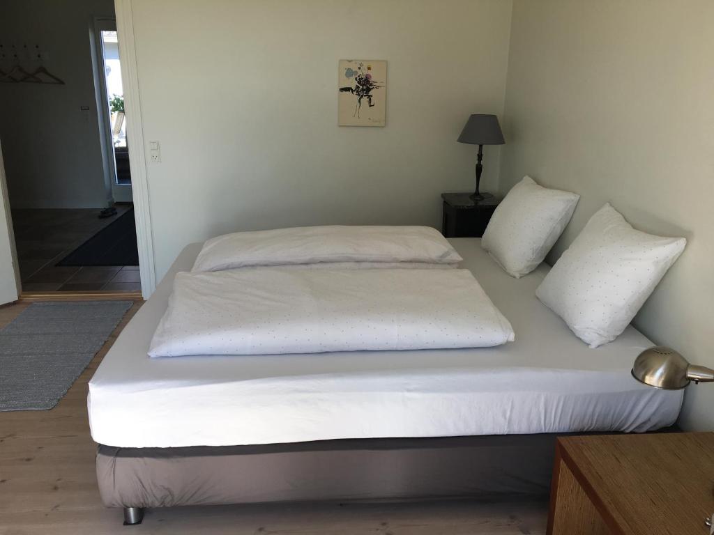 Postel nebo postele na pokoji v ubytování Søfryd B&B
