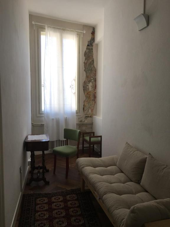 Posezení v ubytování B&B L'Affresco