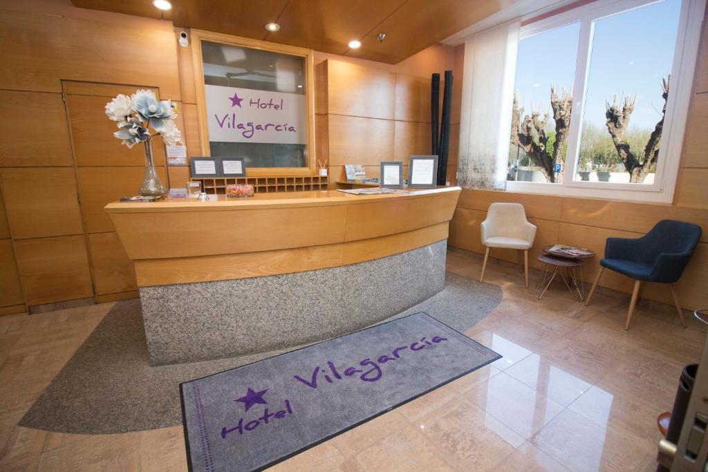 Vstupní hala nebo recepce v ubytování Hotel Vilagarcia
