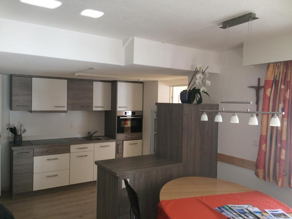Kuchyň nebo kuchyňský kout v ubytování Chalet Sunstar