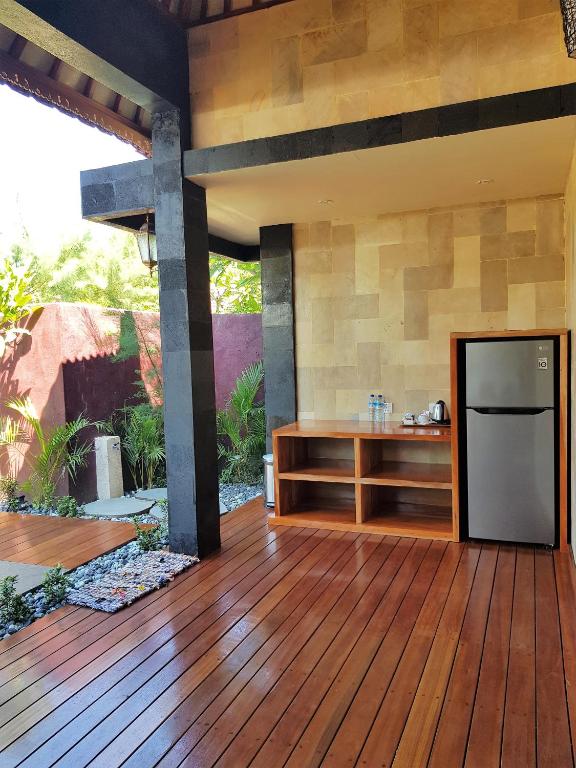 Kuchyň nebo kuchyňský kout v ubytování Taman Senang - Private Pool Villas - Gili Air
