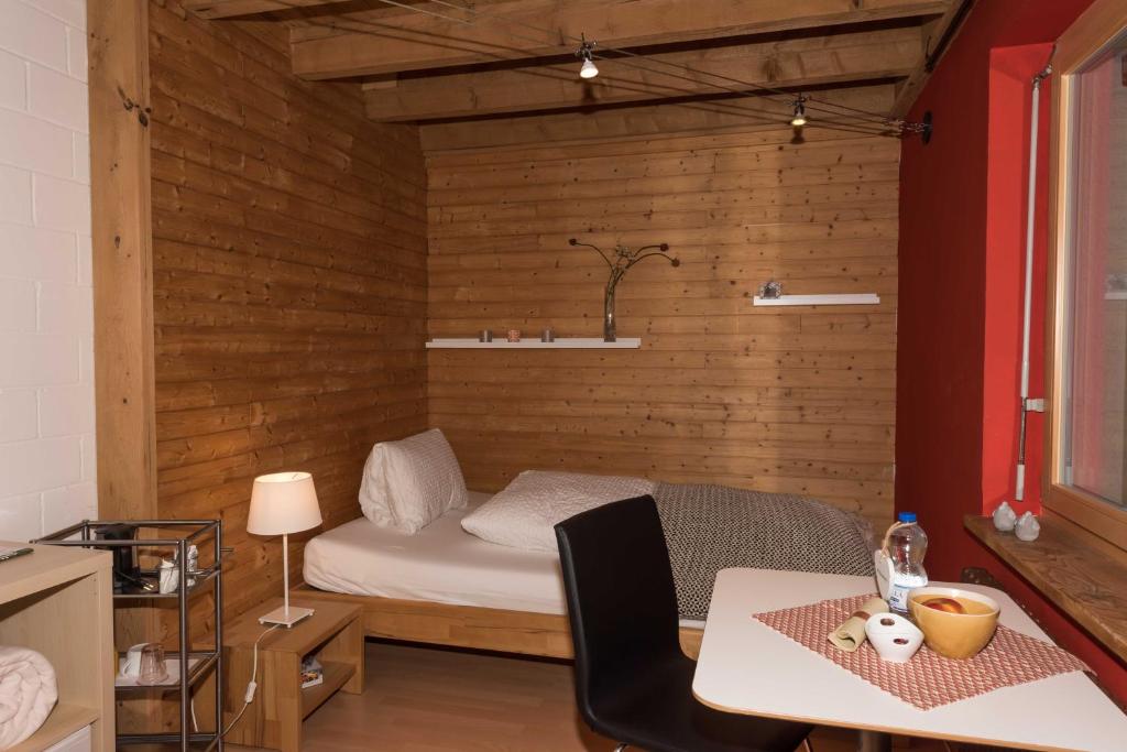 Posezení v ubytování BnB Alpenblick