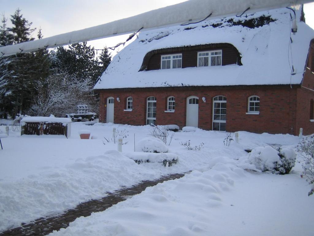 Hotel Alt Wittower Krug v zimě