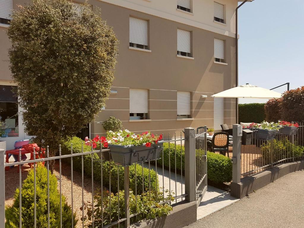 Budova, kde se aparthotel nachází