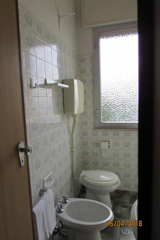 Koupelna v ubytování Hotel Toschi