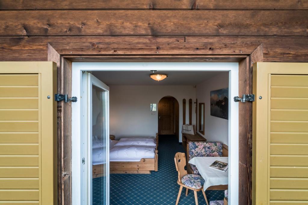 Postel nebo postele na pokoji v ubytování Bio & BikeHotel Steineggerhof