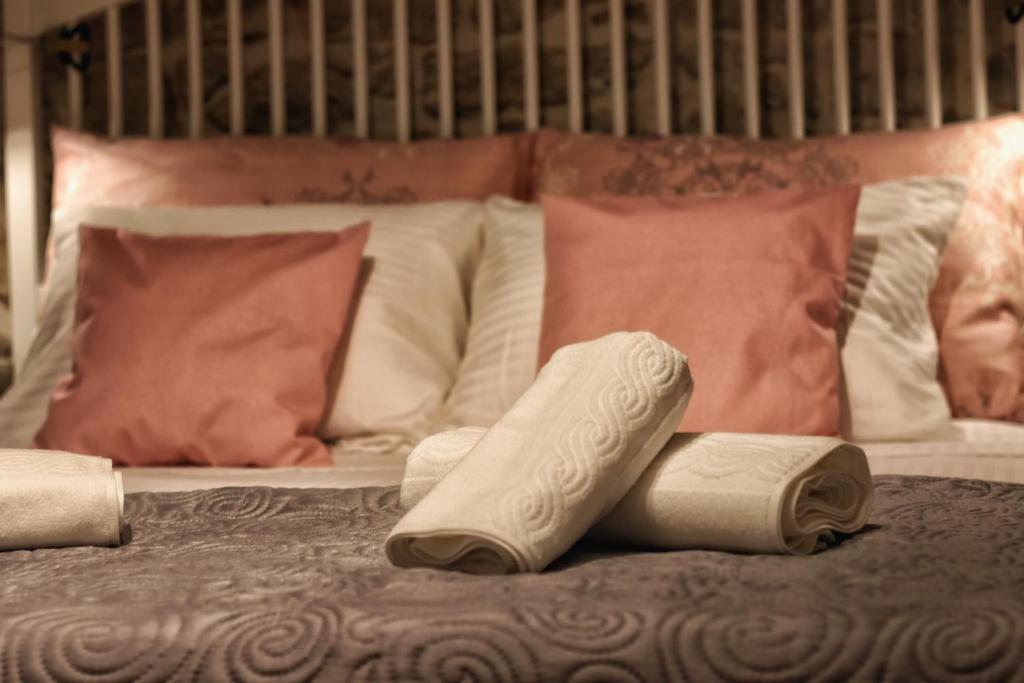 Posteľ alebo postele v izbe v ubytovaní Cozy Apartment MARÌ