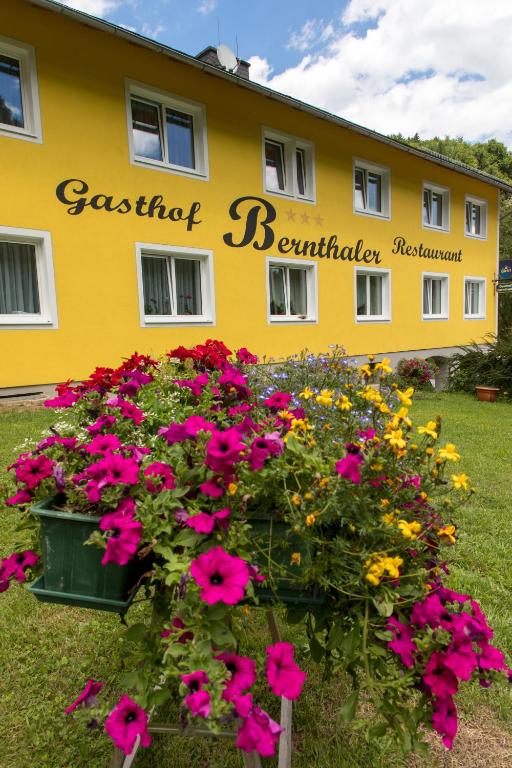 Zahrada ubytování Gasthof - Restaurant Bernthaler