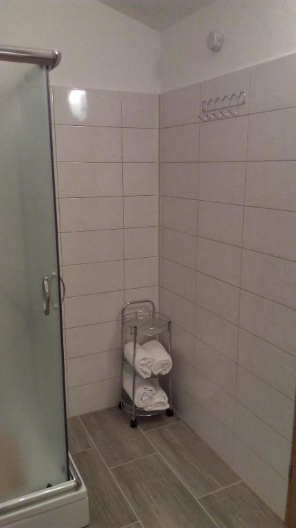 Koupelna v ubytování Mali delfin