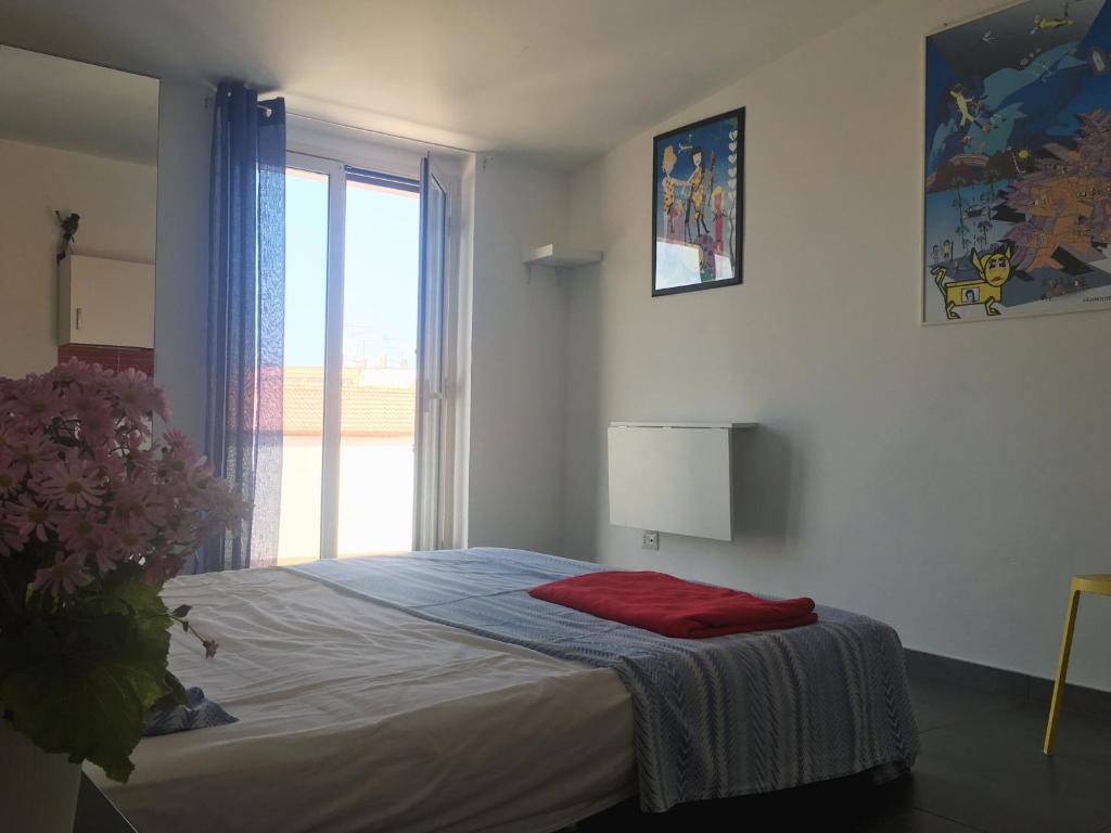 Letto o letti in una camera di Accomodation Libertino