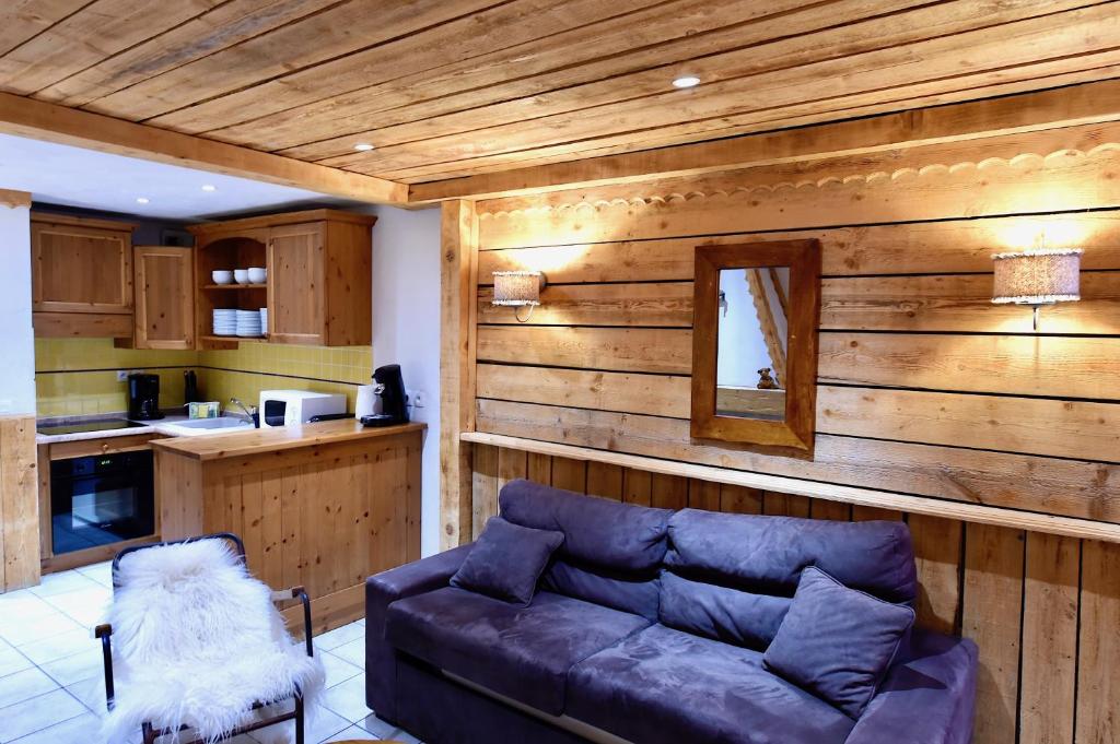 Kuchyň nebo kuchyňský kout v ubytování Ancolies Val Thorens
