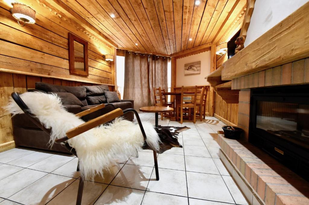 Posezení v ubytování Ancolies Val Thorens