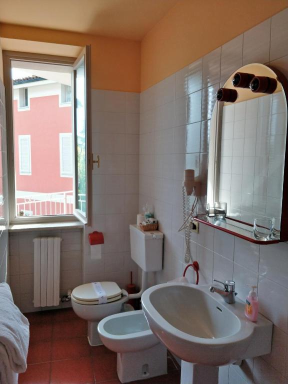 Koupelna v ubytování Hotel Barolo Classico