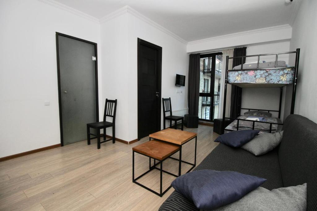 Posezení v ubytování Apartment N322 Gudauri Loft
