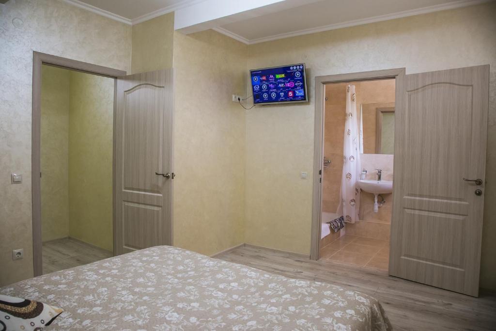 Koupelna v ubytování Arizona Hotel