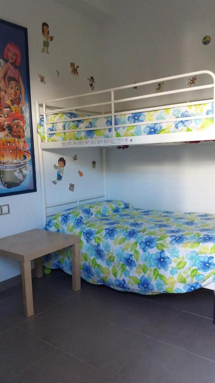 Postel nebo postele na pokoji v ubytování Casa Rural El Jardín del Hueznar