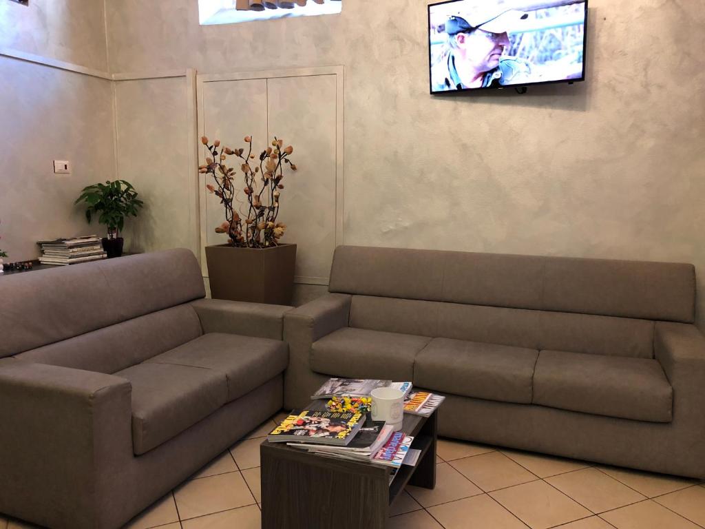 Posezení v ubytování Hotel Brenta Milano