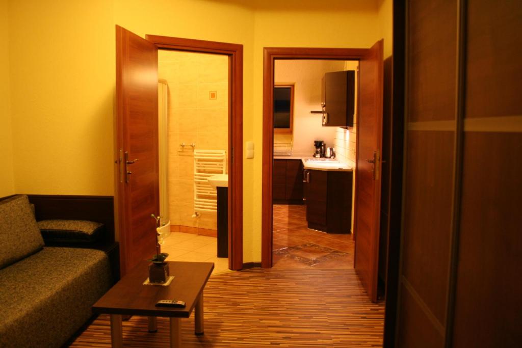 Posezení v ubytování Apartamenty Starka