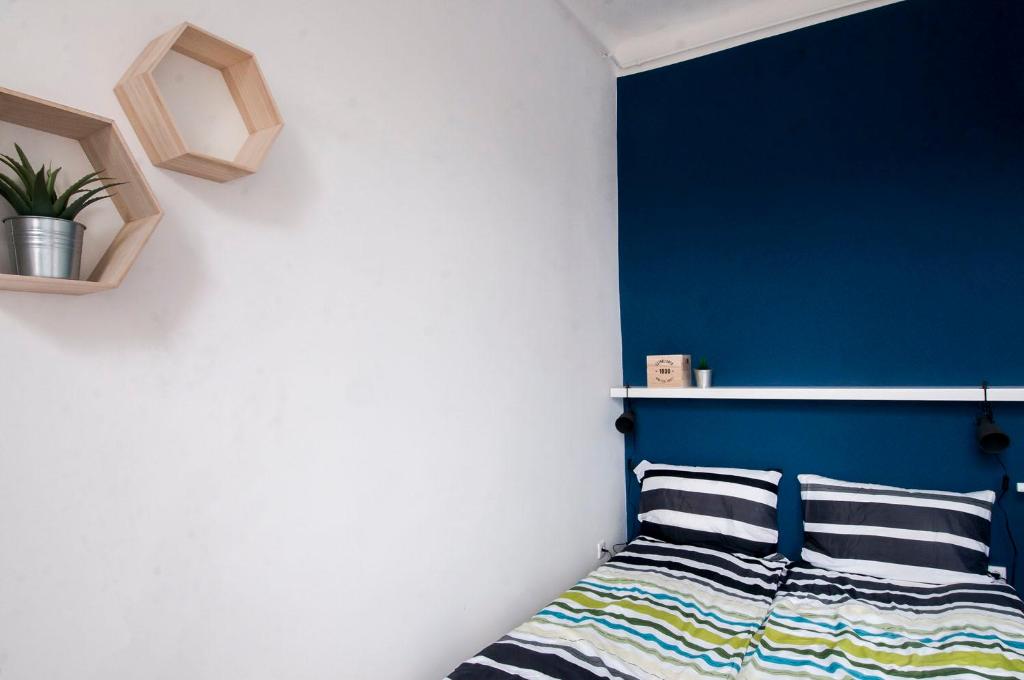 Posteľ alebo postele v izbe v ubytovaní Stylish downtown apartment