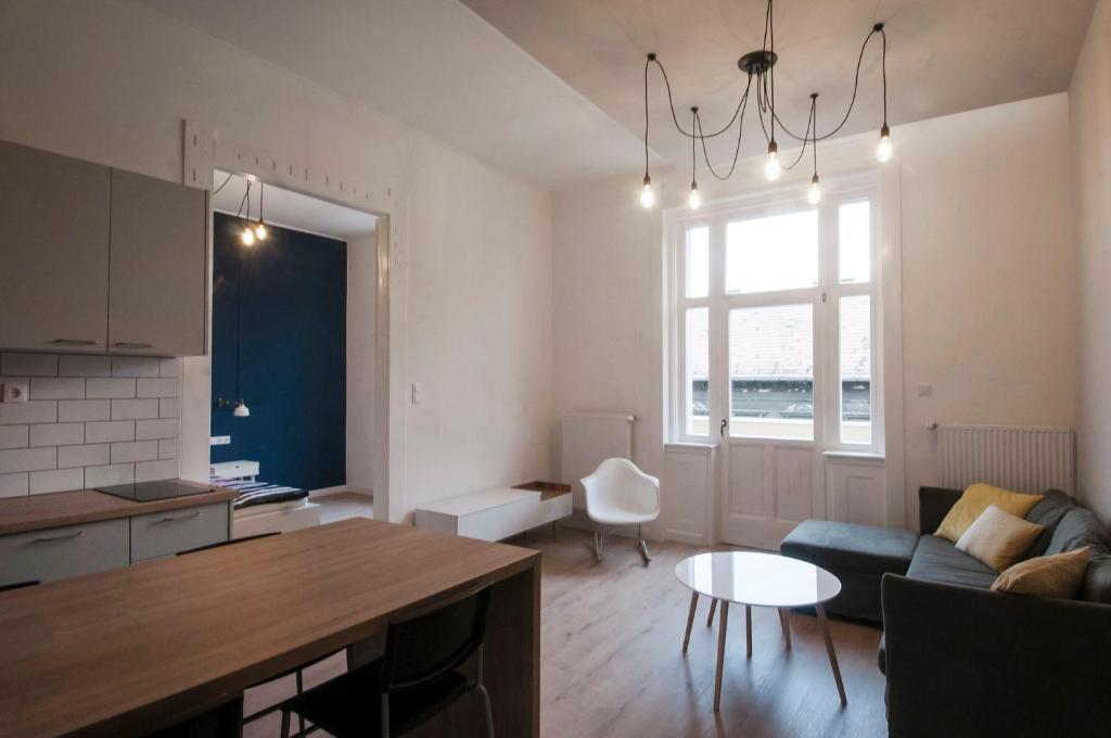 Posedenie v ubytovaní Stylish downtown apartment