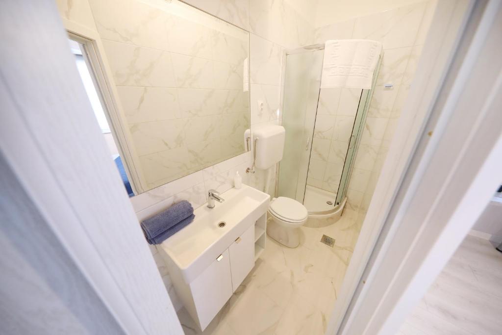 Kúpeľňa v ubytovaní Sea View Studio Apartment