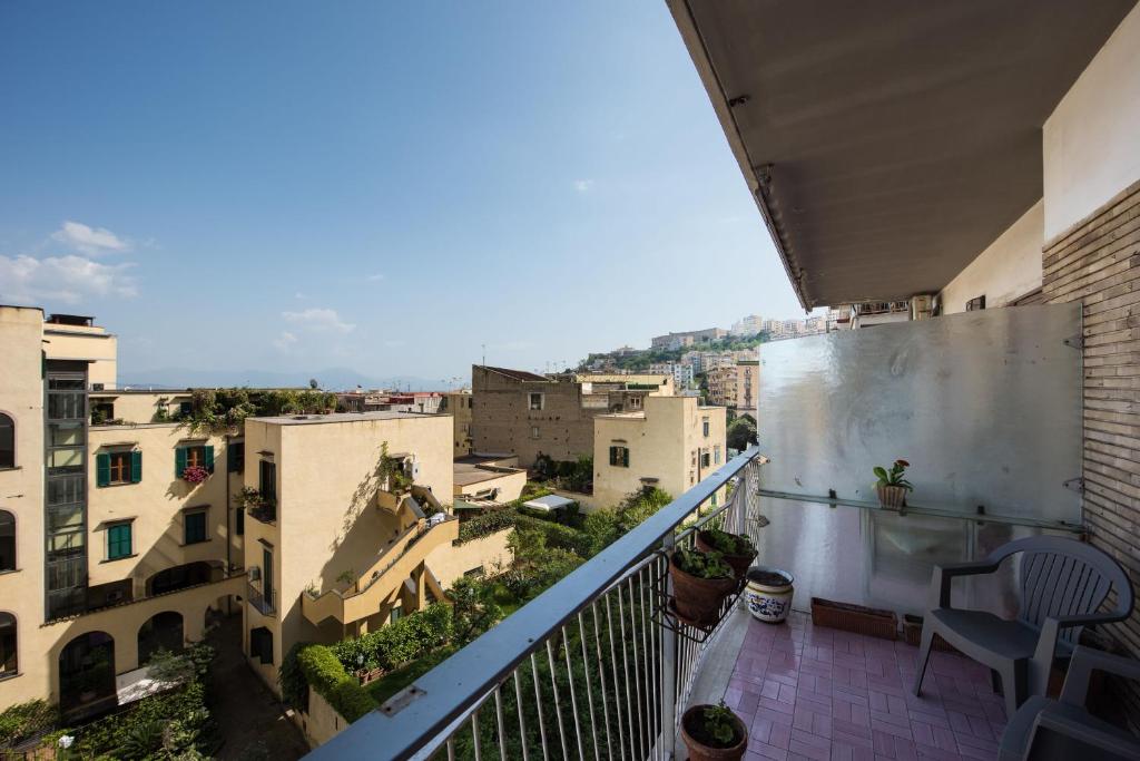 Balkon lub taras w obiekcie Panorama Vesuvius Central (in front of the metro)