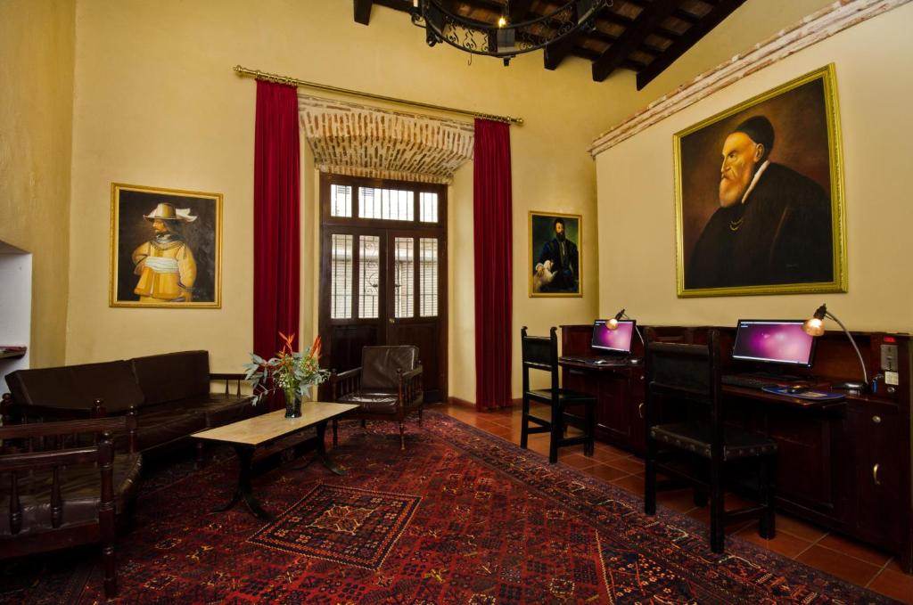 Posezení v ubytování Boutique Hotel Palacio