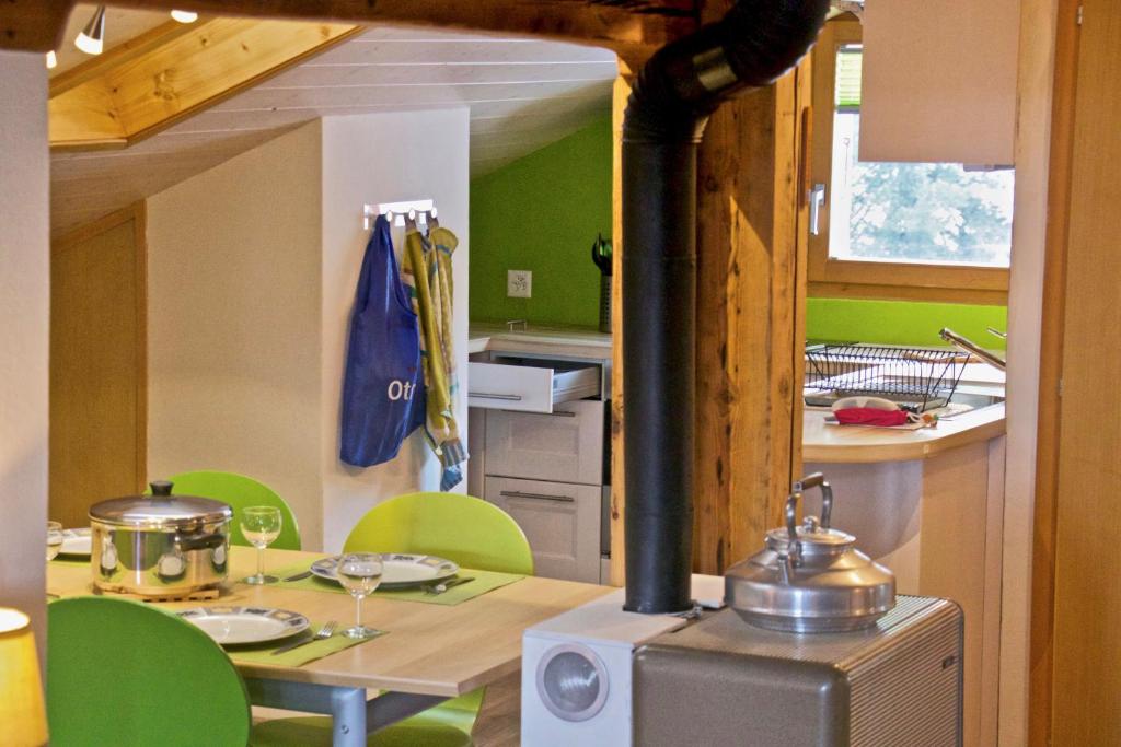 Posezení v ubytování Appartement sous les combles - Chalet La Biolle - Vercorin