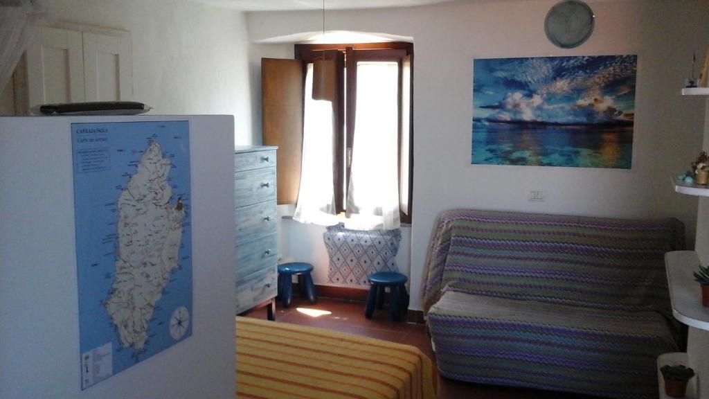 Posezení v ubytování Maisonette Tommy