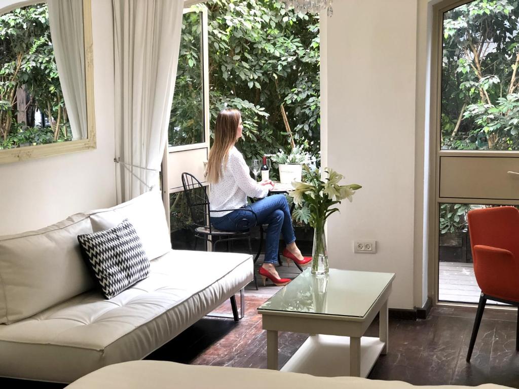 Posezení v ubytování Templers House Boutique hotel