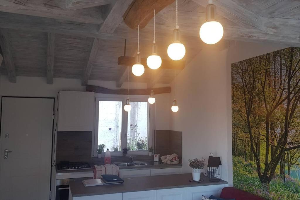 TV a/nebo společenská místnost v ubytování La Cascina