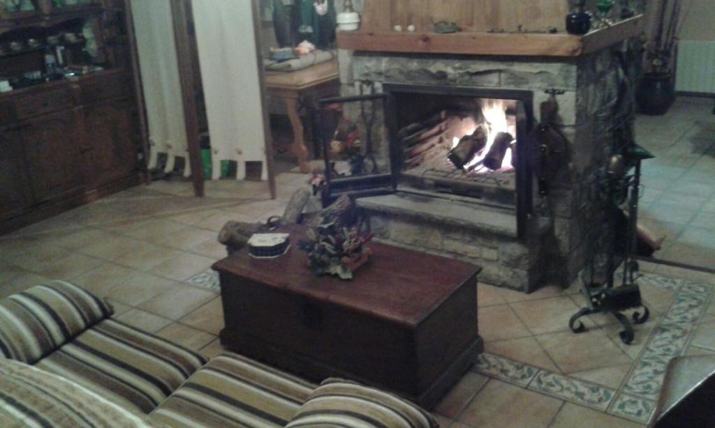 Posezení v ubytování Casa Gely