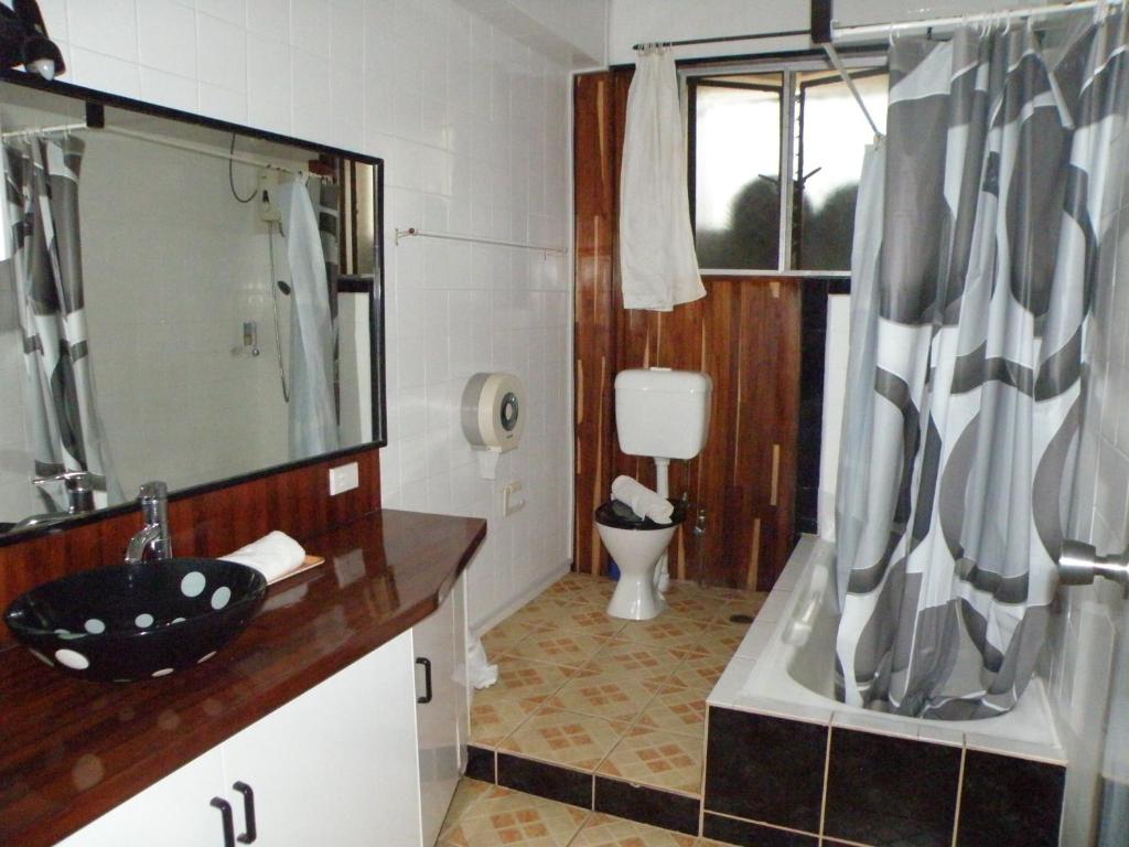 Koupelna v ubytování Tagimoucia House Hotel