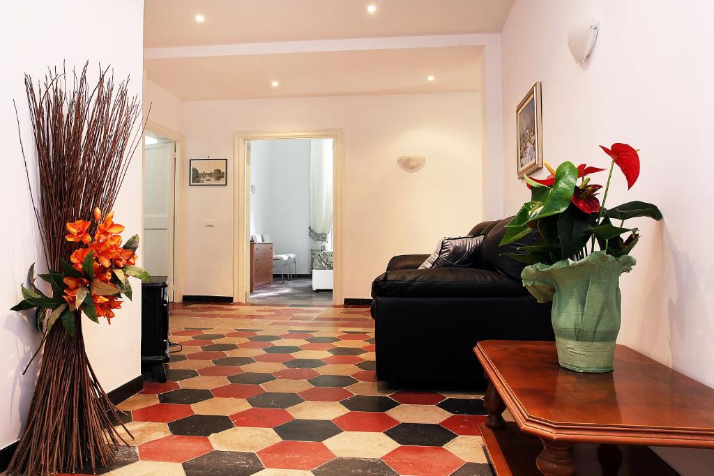 Posezení v ubytování Angels In Rome