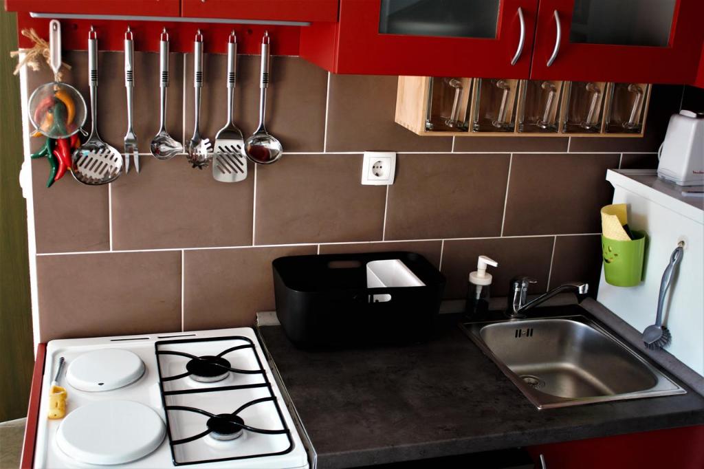 Una cocina o cocineta en Apartments Livun Tuheljske Toplice
