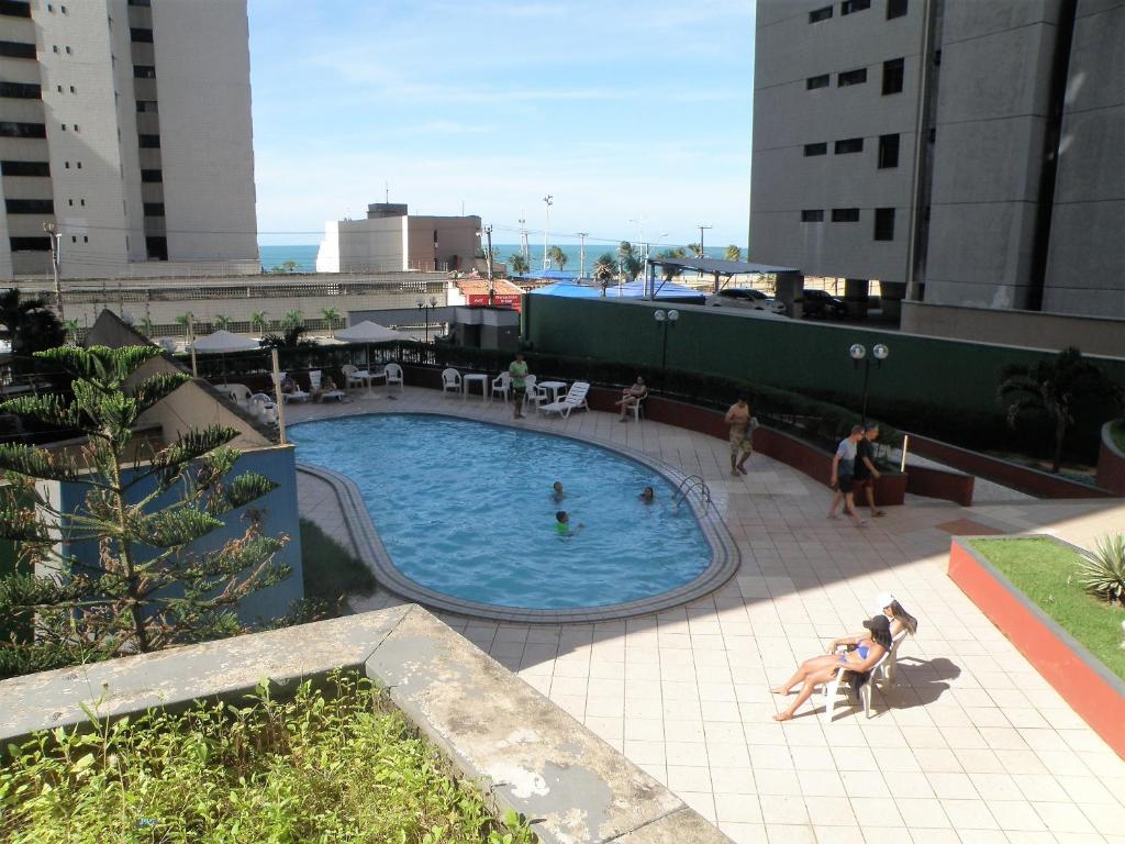 Vaade basseinile majutusasutuses Porto de Iracema Apartment 2 Quartos/ 2 Bedrooms) või selle lähedal