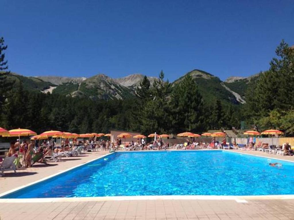 Nespecifikovaný výhled na hory nebo výhled na hory při pohledu z apartmánu