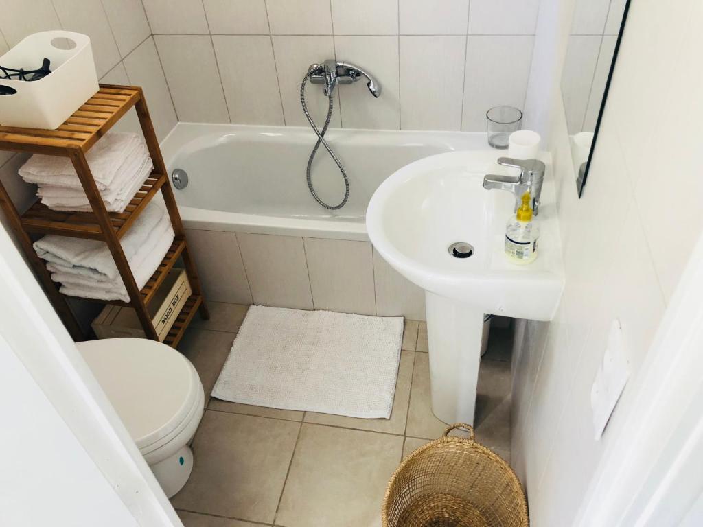 Koupelna v ubytování Propriété Malva appartement margherita