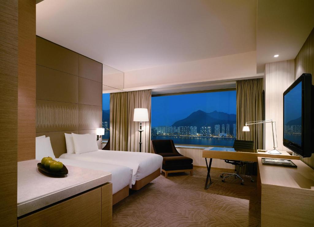 Hyatt Regency Hong Kong, Sha Tin - Camera Gemella Con Vista Portuale